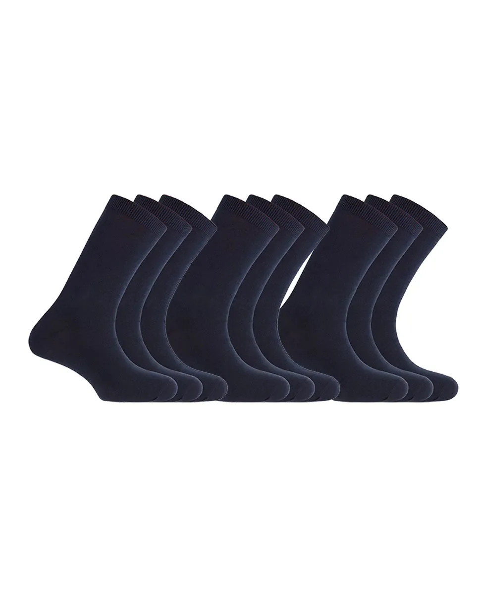 Набор из 9 пар мужских хлопчатобумажных носков темно-синего цвета Punto Blanco, тёмно-синий
Набор из 9 пар мужских хлопчатобумажных носков темно-синего цвета Punto Blanco, тёмно-синий
