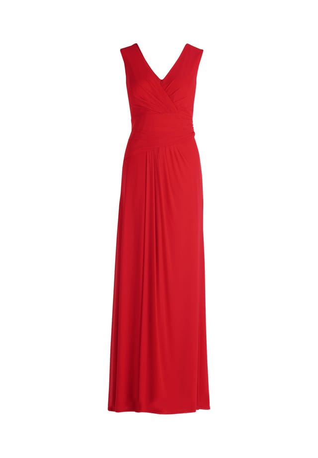 Вечернее платье с V-образным вырезом Vera Mont, красный
Вечернее платье с V-образным вырезом Vera Mont, красный