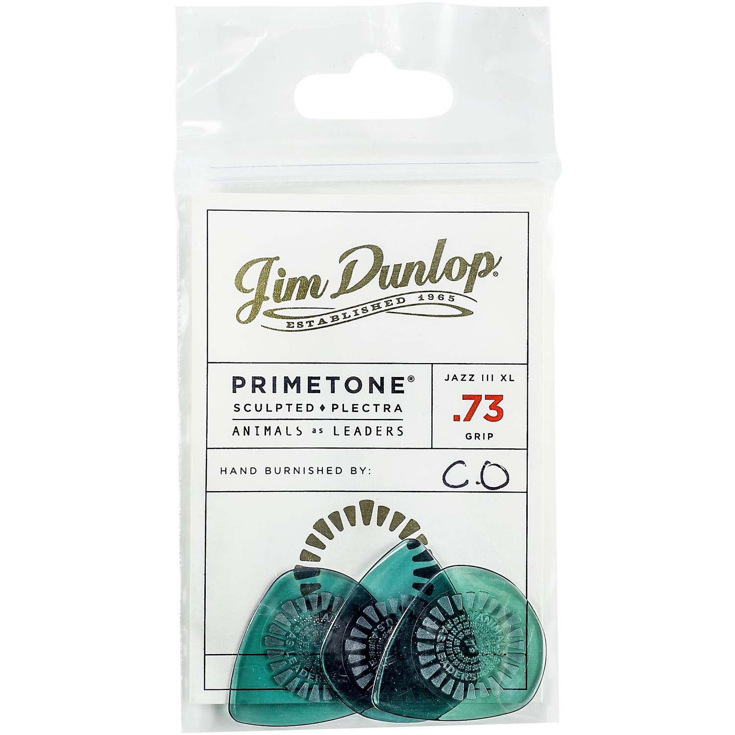 Dunlop Animals As Leaders Primetone, зеленые медиаторы для гитары, диаметр 0,73 мм, 3 шт. в упаковке
Dunlop Animals As Leaders Primetone, зеленые медиаторы для гитары, диаметр 0,73 мм, 3 шт. в упаковке