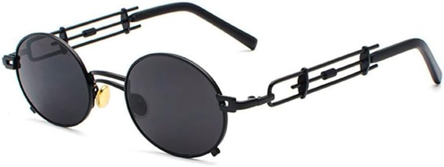 Панк-очки овальной формы красного цвета для мужчин, металлическая черная оправа, хип-хоп, для женщин, винтажные маленькие солнцезащитные очки в стиле стимпанк TYUVIVO, 1 Black Grey
Панк-очки овальной формы красного цвета для мужчин, металлическая черная оправа, хип-хоп, для женщин, винтажные маленькие солнцезащитные очки в стиле стимпанк TYUVIVO, 1 Black Grey