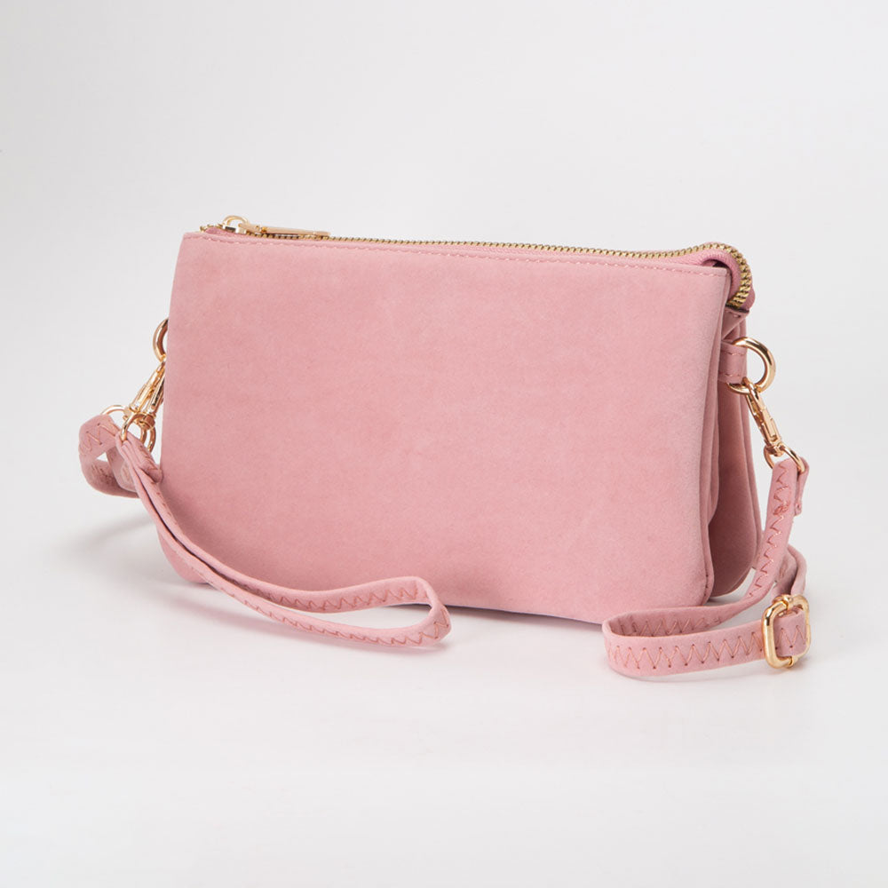 Простая клатч-сумка через плечо из искусственной замши FASHNZFAB, розовый
Простая клатч-сумка через плечо из искусственной замши FASHNZFAB, розовый