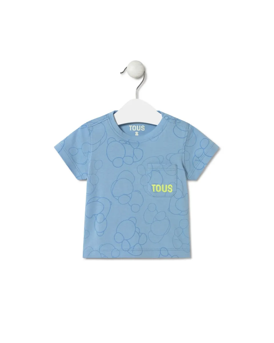 Детская хлопковая футболка с жирным медведем Tous, светло-голубой
Детская хлопковая футболка с жирным медведем Tous, светло-голубой