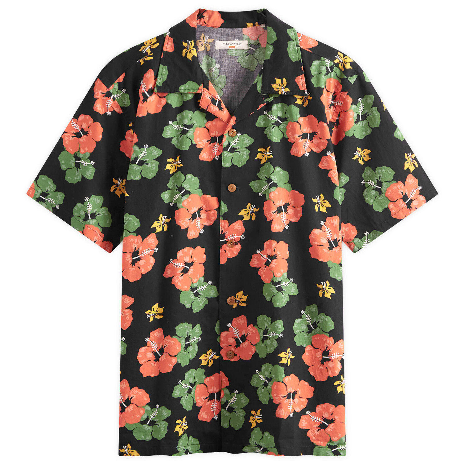 Рубашка с коротким рукавом Nudie Jeans Co Arvid Flower Hawaii Vacation Shirt, черный
Рубашка с коротким рукавом Nudie Jeans Co Arvid Flower Hawaii Vacation Shirt, черный
