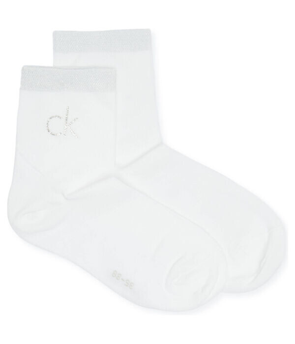 Комплект белых носков Calvin Klein, 2 пары
Комплект белых носков Calvin Klein, 2 пары