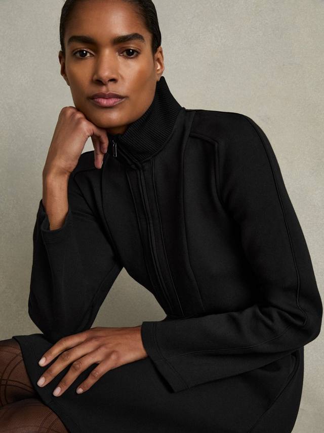 Мини-платье из джерси с застежкой-молнией на шее krysta Reiss, черный
Мини-платье из джерси с застежкой-молнией на шее krysta Reiss, черный