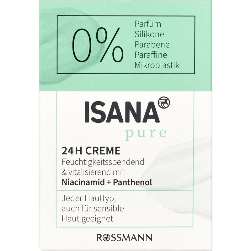 Чистый 24-часовой крем ISANA, 50 ml
Чистый 24-часовой крем ISANA, 50 ml