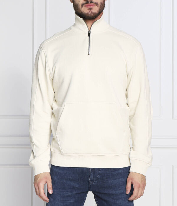 Толстовка мужская Boss Orange с воротником на молнии, бежевый
Толстовка мужская Boss Orange с воротником на молнии, бежевый