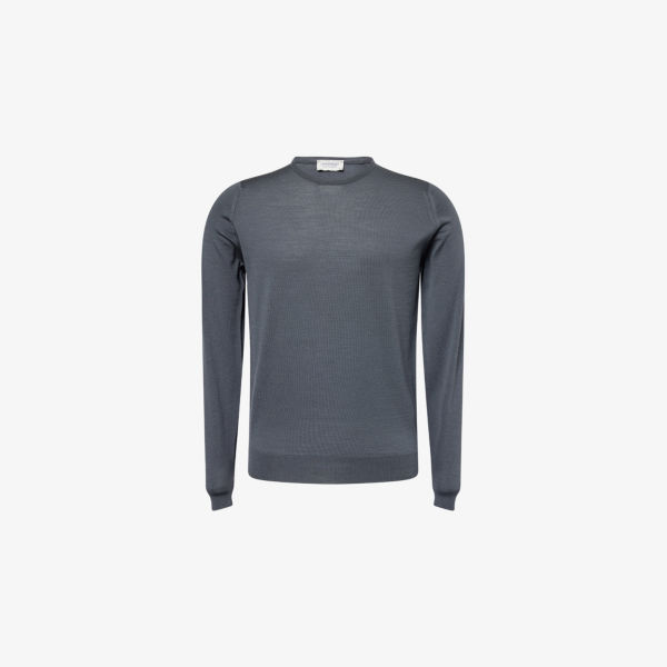 Пуловер шерстяной John Smedley с круглым вырезом, серый
Пуловер шерстяной John Smedley с круглым вырезом, серый