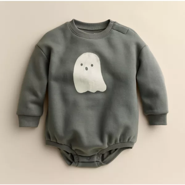 Детский длинный комбинезон с контрастными манжетами и пузырьковым покроем Little Co. By Lauren Conrad, цвет grey boo ghost
Детский длинный комбинезон с контрастными манжетами и пузырьковым покроем Little Co. By Lauren Conrad, цвет grey boo ghost