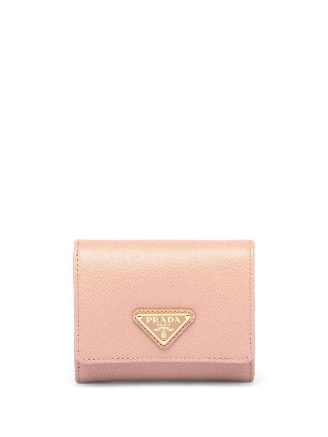 Кошелек из сафьяновой кожи с логотипом Prada, розовый
Кошелек из сафьяновой кожи с логотипом Prada, розовый