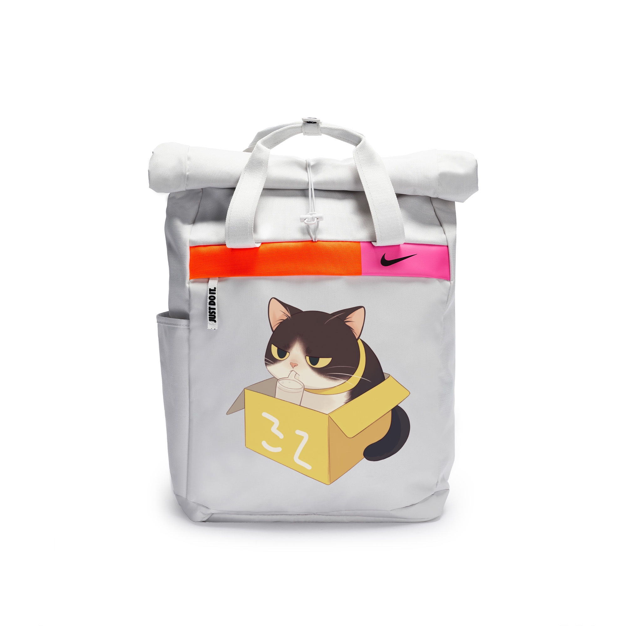 Nike Полиэстеровый граффити рюкзак повседневный унисекс светло-серебристый серый, Box Kitten
Nike Полиэстеровый граффити рюкзак повседневный унисекс светло-серебристый серый, Box Kitten