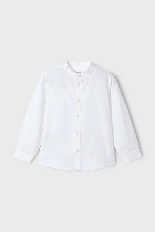 Детская рубашка с добавлением льна Mayoral, белый
Детская рубашка с добавлением льна Mayoral, белый