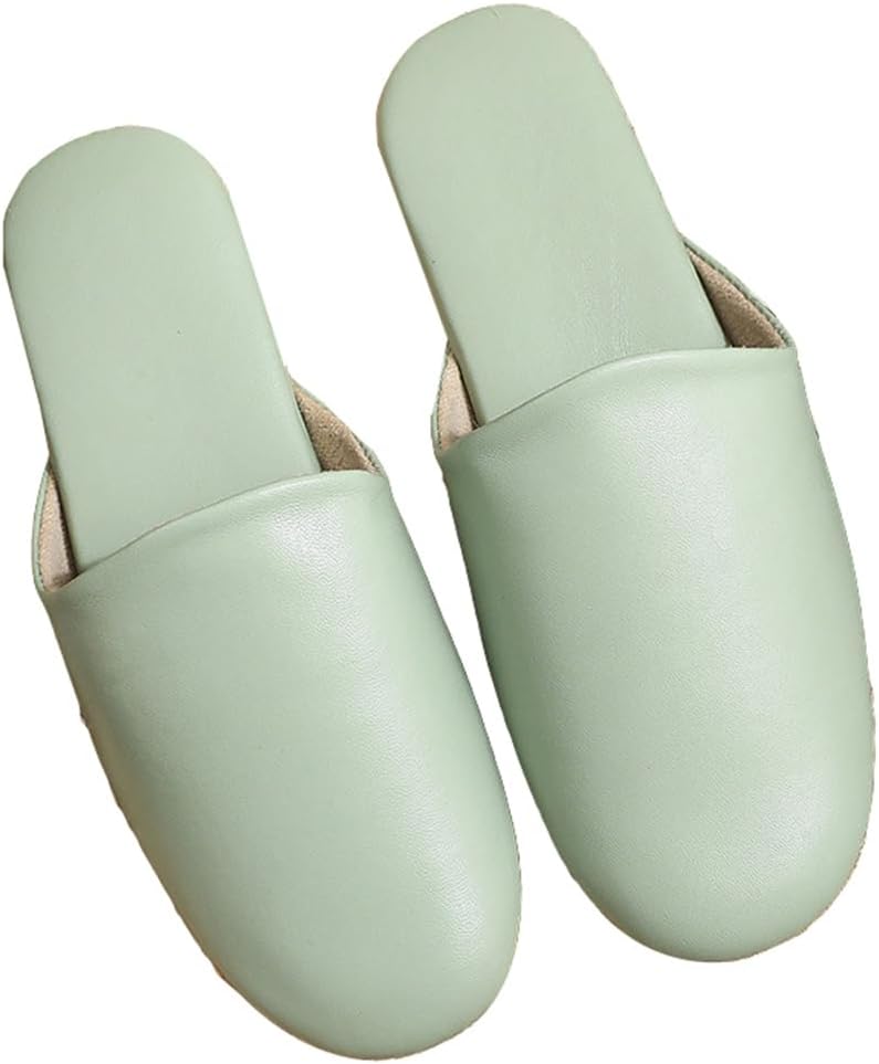 Домашние тапочки Yafirgeer из натуральной кожи для женщин и мужчин, роскошные однотонные сандалии, противоскользящие, для дома и улицы, светло-зеленый
Домашние тапочки Yafirgeer из натуральной кожи для женщин и мужчин, роскошные однотонные сандалии, противоскользящие, для дома и улицы, светло-зеленый