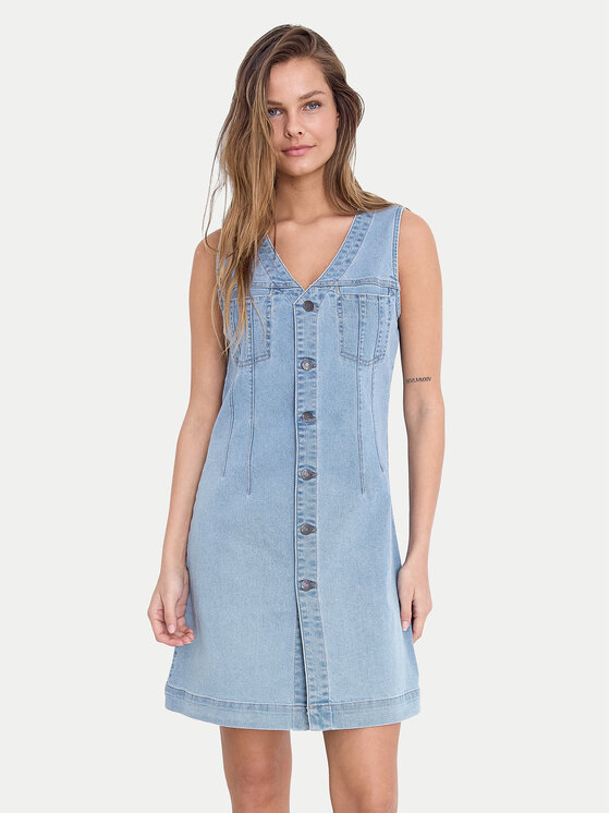 Облегающее джинсовое платье Rikka 27033695 Noisy May, синий
Облегающее джинсовое платье Rikka 27033695 Noisy May, синий