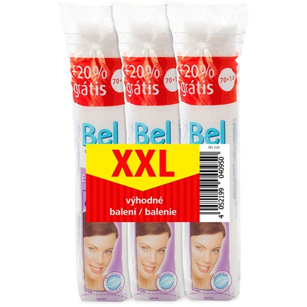 Набор круглых косметических дисков для снятия макияжа 3 X 84 шт Bel
Набор круглых косметических дисков для снятия макияжа 3 X 84 шт Bel