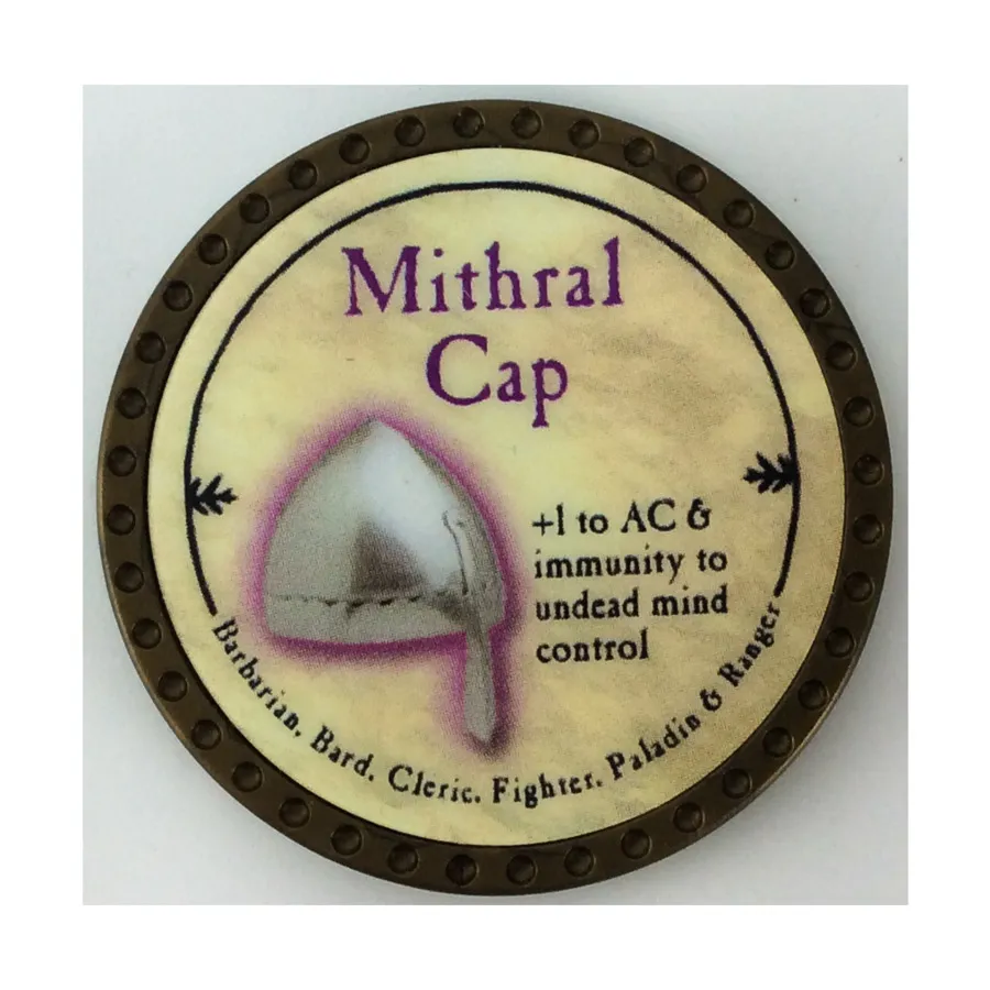 Мифриловый колпак, True Dungeon Tokens
Мифриловый колпак, True Dungeon Tokens