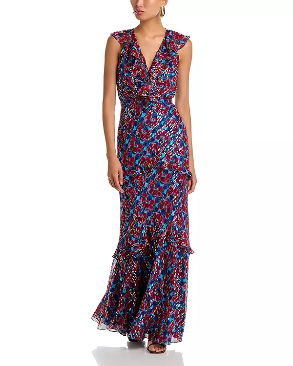 Шелковое платье Риты Saloni, мультиколор
Шелковое платье Риты Saloni, мультиколор