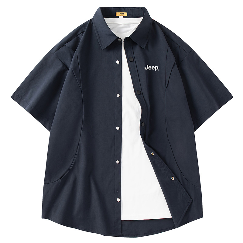 Рубашка Unisex Lapel Moderate Jeep, темно-синий
Рубашка Unisex Lapel Moderate Jeep, темно-синий