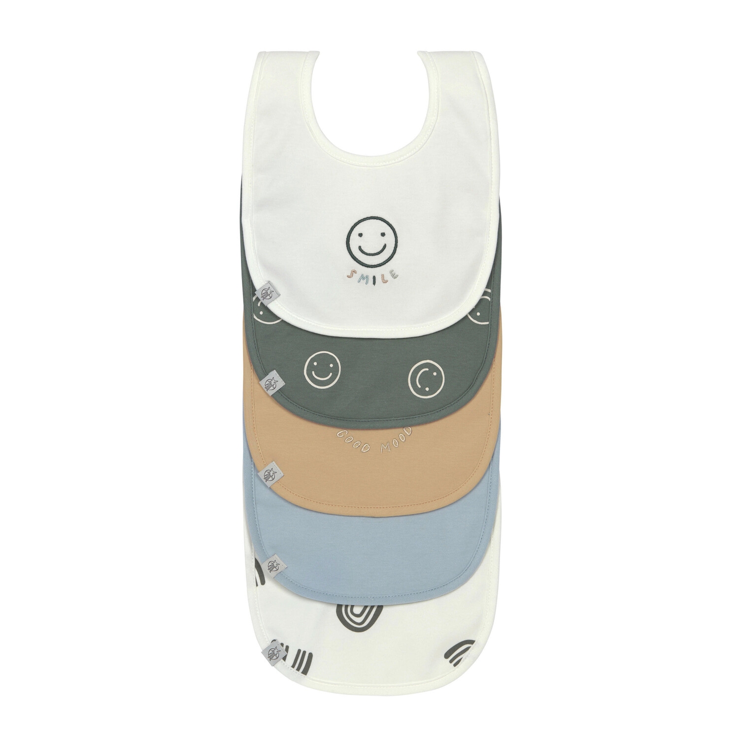 Набор нагрудников из 5 шт., мультиколор
Набор нагрудников из 5 шт., мультиколор