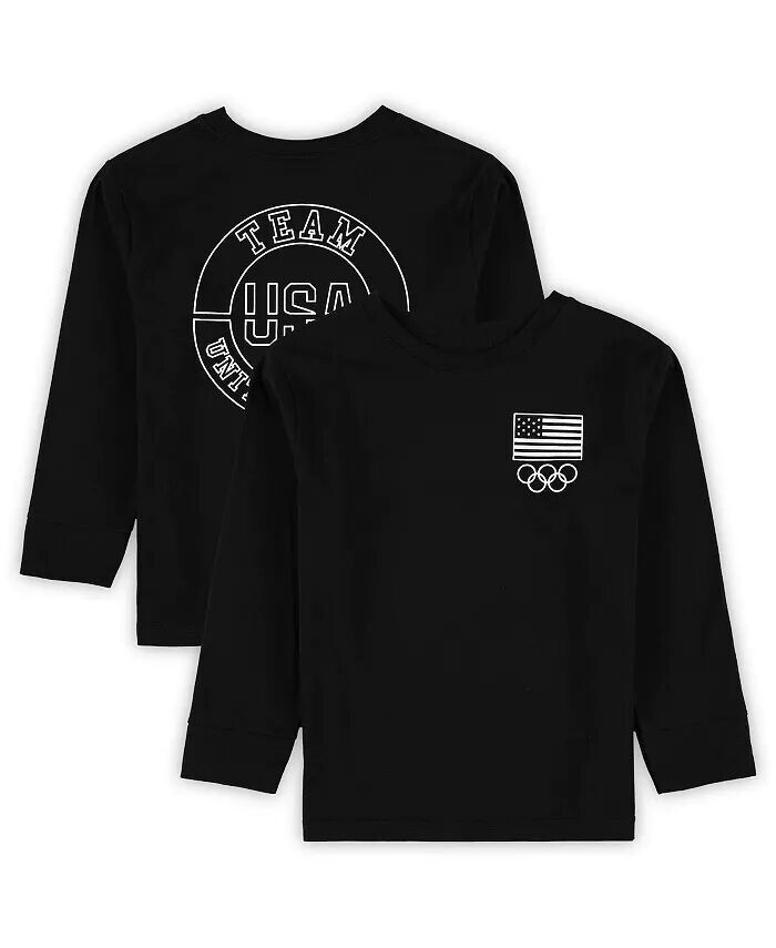 Черная футболка с длинными рукавами и кольцами с флагом сборной США 2024 для маленьких мальчиков и девочек Outerstuff, черный
Черная футболка с длинными рукавами и кольцами с флагом сборной США 2024 для маленьких мальчиков и девочек Outerstuff, черный