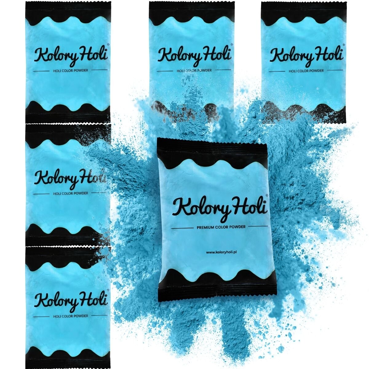 Holi Colors, Красочный порошок Холи для фестиваля красок, 6 шт., синий Kolory Holi
Holi Colors, Красочный порошок Холи для фестиваля красок, 6 шт., синий Kolory Holi