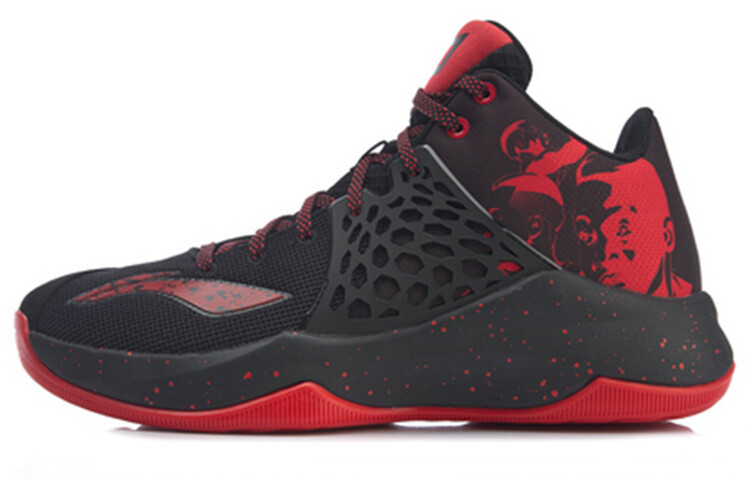 Баскетбольные кроссовки SONIC 7 мужские, среднего размера, черные/красные Lining 
Баскетбольные кроссовки SONIC 7 мужские, среднего размера, черные/красные Lining