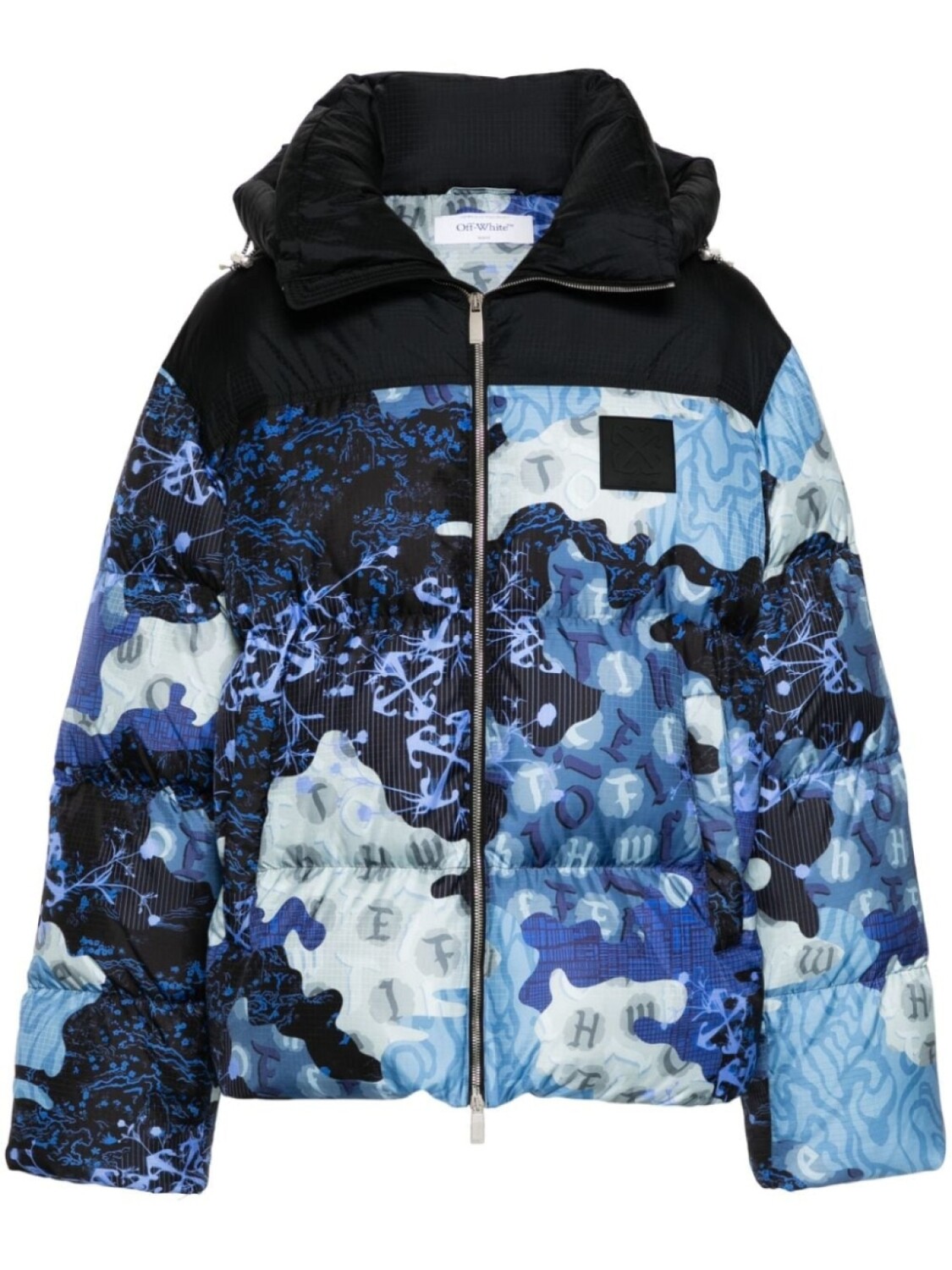 Off-White пуховик Camo, синий
Off-White пуховик Camo, синий