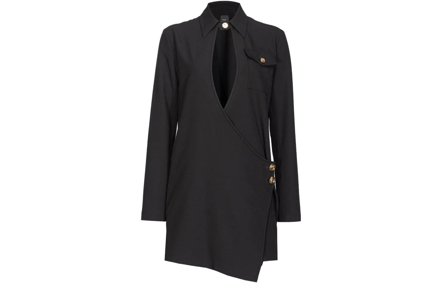 PINKO Женское черное платье с длинными рукавами
PINKO Женское черное платье с длинными рукавами