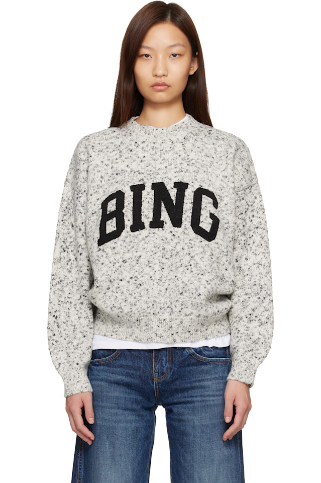 Anine Bing Серый свитер Sydney Crew "Bing"
Anine Bing Серый свитер Sydney Crew "Bing"