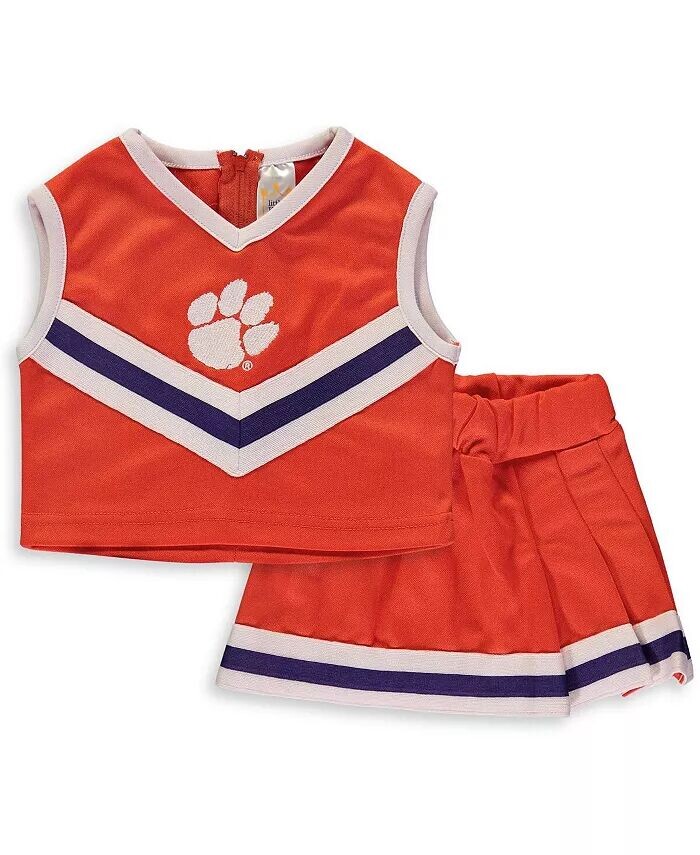Комплект из двух предметов для девочек оранжевый Clemson Tigers Cheer Little King Apparel, оранжевый
Комплект из двух предметов для девочек оранжевый Clemson Tigers Cheer Little King Apparel, оранжевый