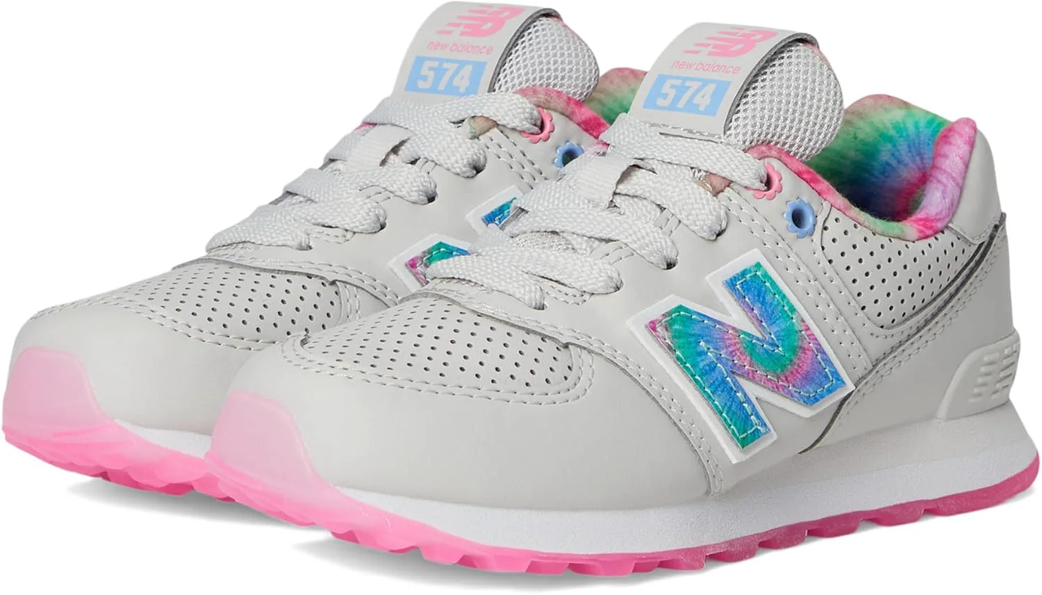 Кроссовки New Balance Kids' 574 V1 на шнуровке, серый/розовый
Кроссовки New Balance Kids' 574 V1 на шнуровке, серый/розовый