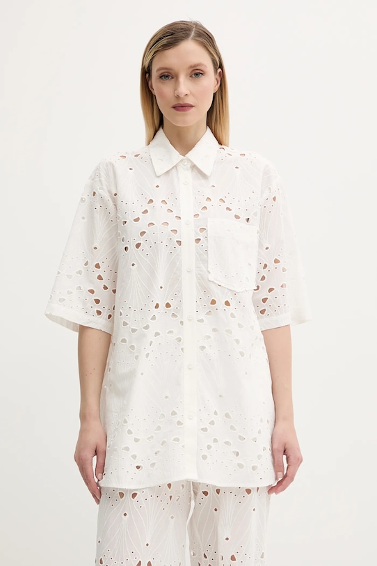 Хлопковая рубашка Gestuz, белый 
Хлопковая рубашка Gestuz, белый