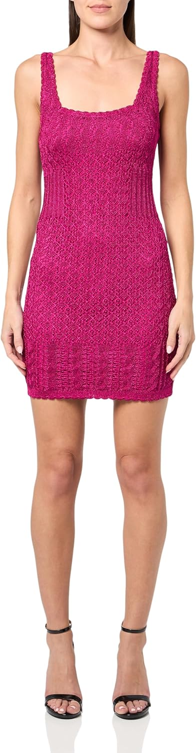 GUESS Женское платье без рукавов с квадратным вырезом Lurex Iris, Purple Dragonfruit Multi
GUESS Женское платье без рукавов с квадратным вырезом Lurex Iris, Purple Dragonfruit Multi