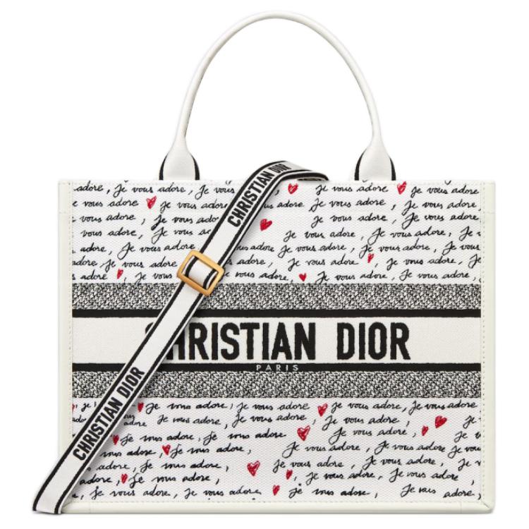 DIOR BookTote Calfskin Tote Bag, Shopping Bag, Handbag Medium Size Women's White
DIOR BookTote Calfskin Tote Bag, Shopping Bag, Handbag Medium Size Women's White