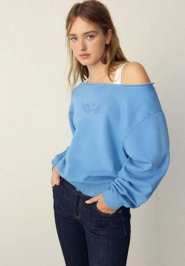 Толстовка с крыльями, украшенными стразами Stradivarius, Light Blue, Синий, Толстовка с крыльями, украшенными стразами Stradivarius, Light Blue
Толстовка с крыльями, украшенными стразами Stradivarius, Light Blue, Синий, Толстовка с крыльями, украшенными стразами Stradivarius, Light Blue