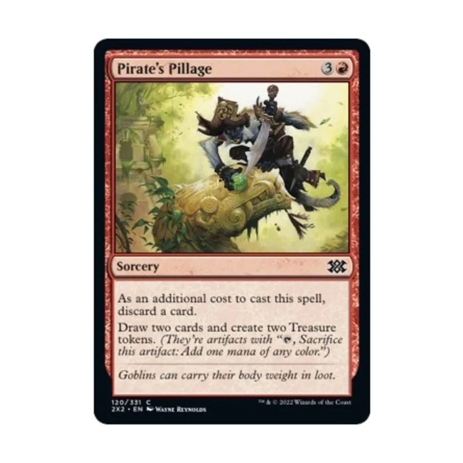 CCG Пиратский грабеж (клавиша C), MTG - Double Masters 2022 
CCG Пиратский грабеж (клавиша C), MTG - Double Masters 2022