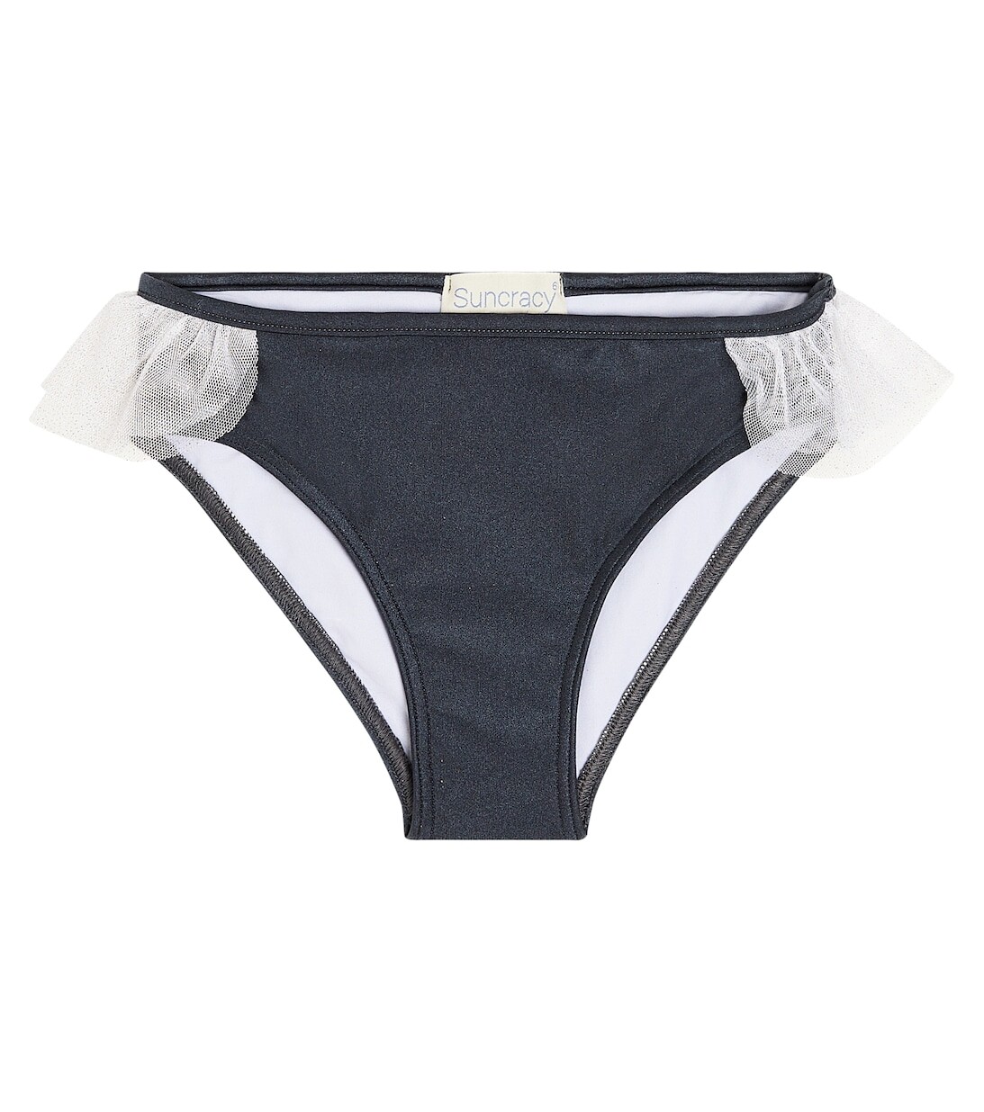 Плавки бикини Saladeta с отделкой из тюля Suncracy, синий
Плавки бикини Saladeta с отделкой из тюля Suncracy, синий