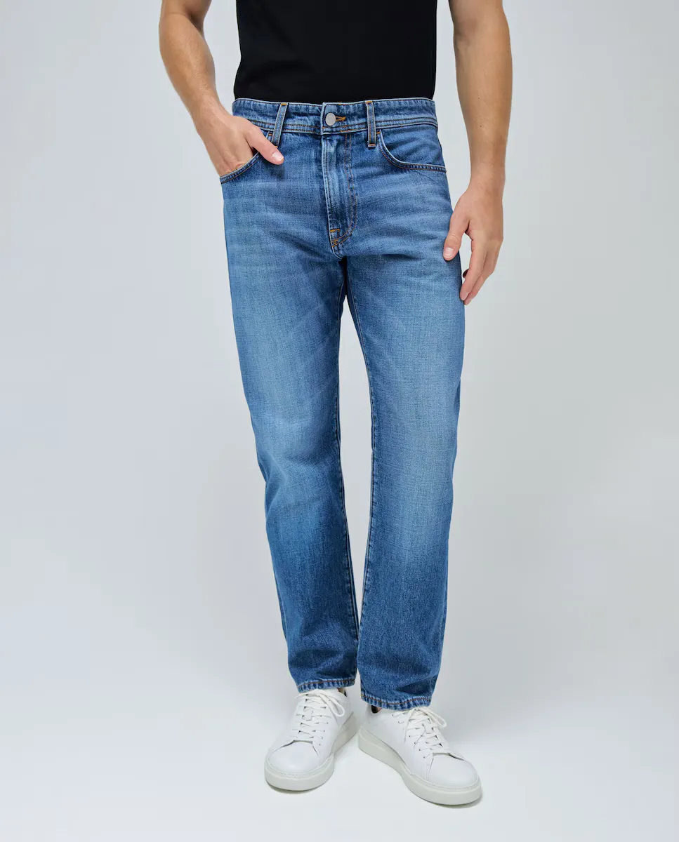 Джинсы мужские прямого покроя средней степени потертости Salsa Jeans, синий
Джинсы мужские прямого покроя средней степени потертости Salsa Jeans, синий