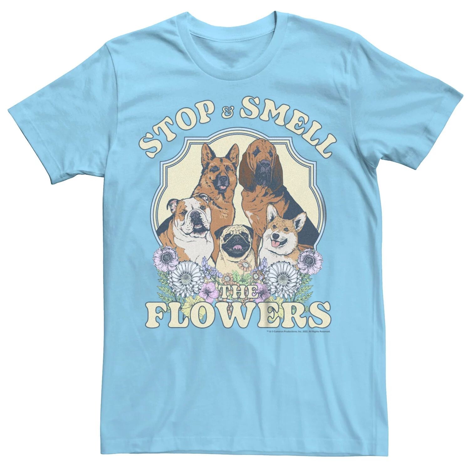 Мужская футболка с рисунком Stop And Smell The Flowers Dog Crest Licensed Character
Мужская футболка с рисунком Stop And Smell The Flowers Dog Crest Licensed Character