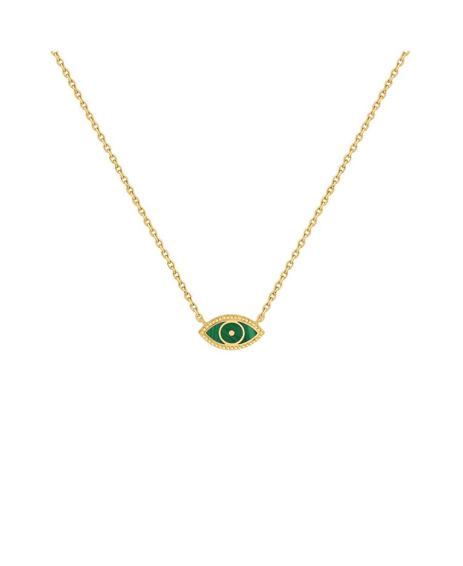 Ожерелье из малахита с символом Злой глаз, способствующее бурному росту Karma and Luck, Gold/Green
Ожерелье из малахита с символом Злой глаз, способствующее бурному росту Karma and Luck, Gold/Green