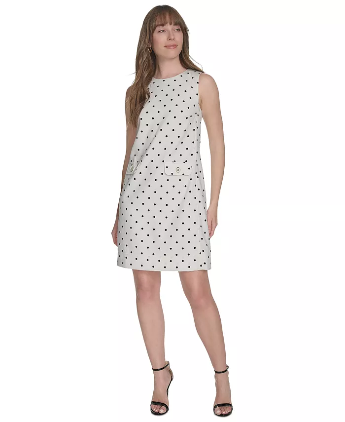 Мини-платье с карманами в горошек Petite Dot-Print Pocket Shift Dress Tommy Hilfiger, белый
Мини-платье с карманами в горошек Petite Dot-Print Pocket Shift Dress Tommy Hilfiger, белый