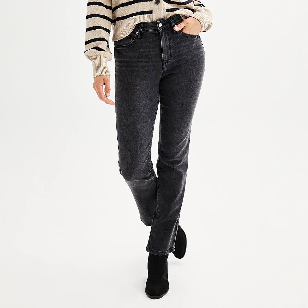 Женские прямые джинсы Sonoma Goods For Life с высокой посадкой, цвет Black Wash
Женские прямые джинсы Sonoma Goods For Life с высокой посадкой, цвет Black Wash