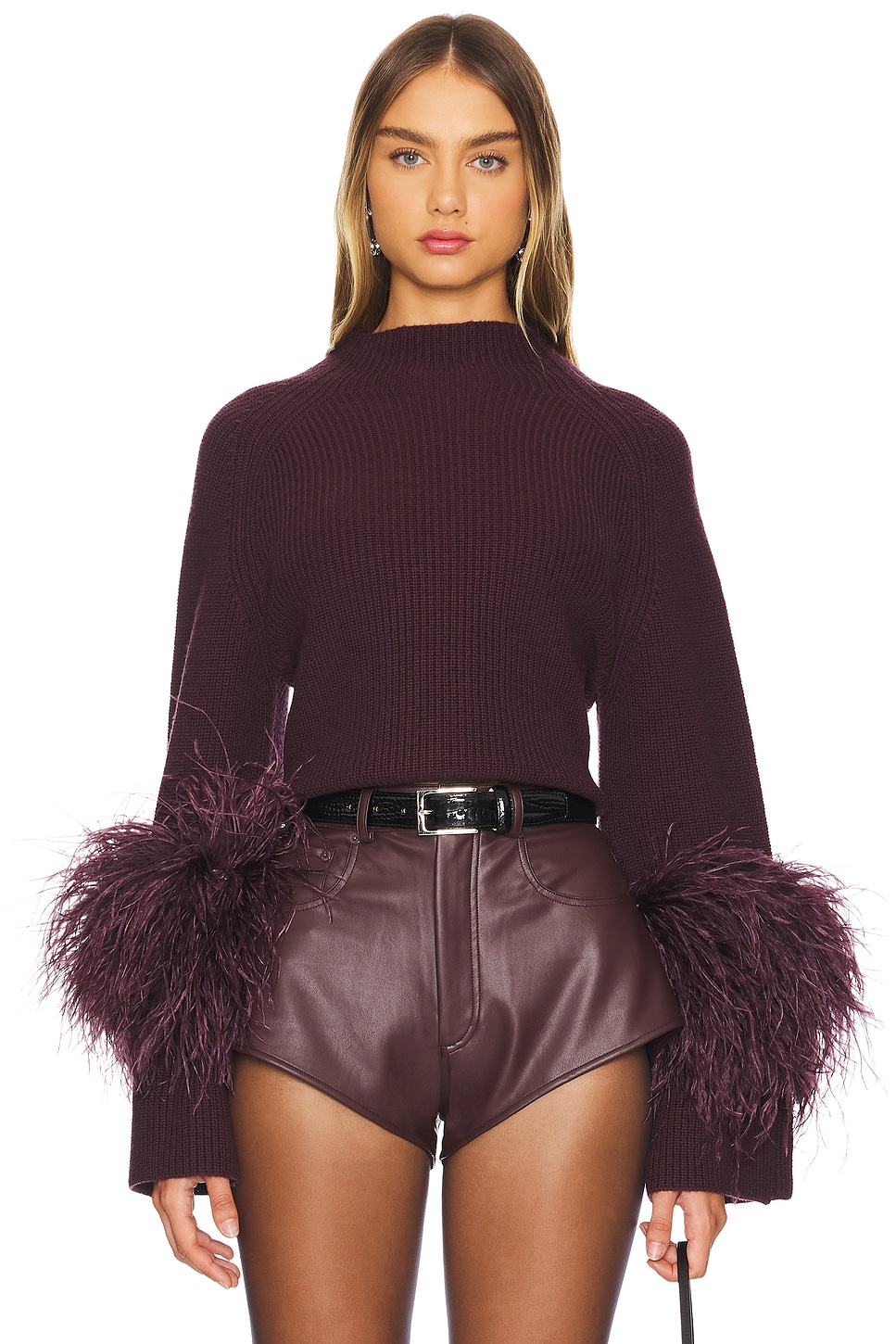 Свитер с воротником-стойкой Lapointe, цвет mulberry
Свитер с воротником-стойкой Lapointe, цвет mulberry