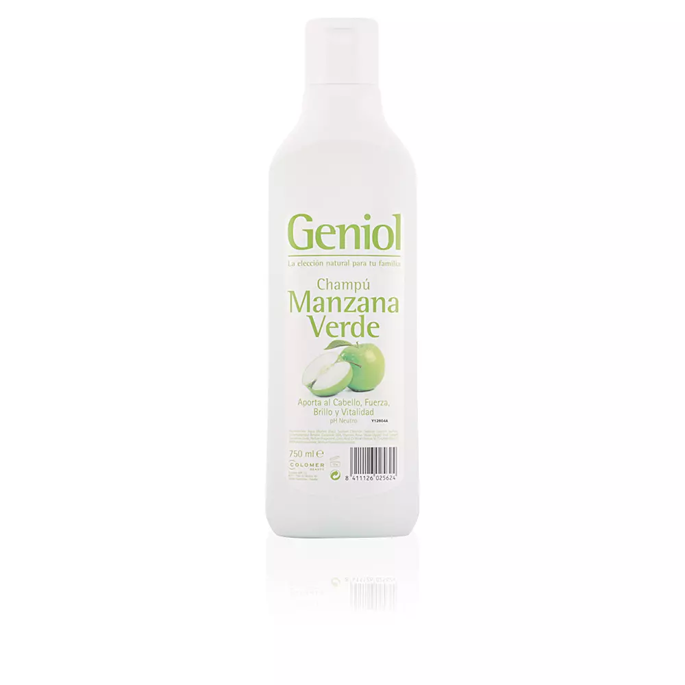 Шампунь Geniol champú manzana verde Geniol, 750 мл.
Шампунь Geniol champú manzana verde Geniol, 750 мл.
