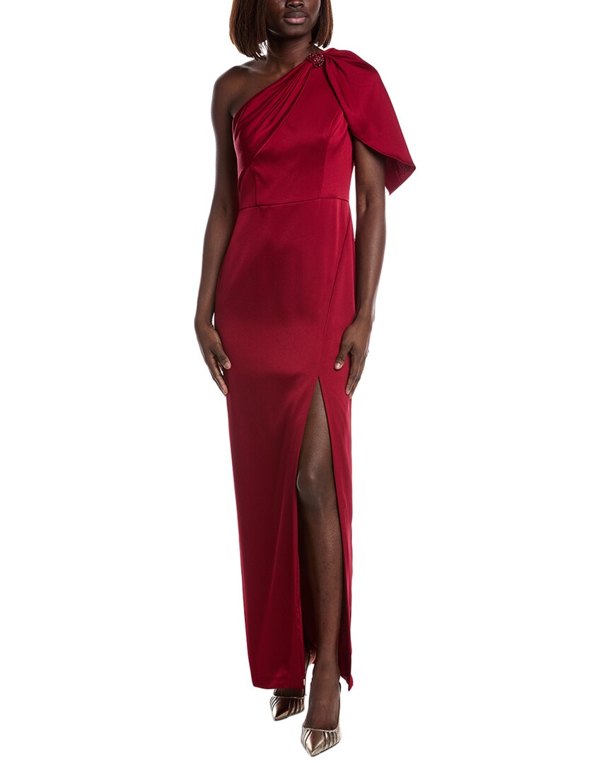 Aidan Mattox Атласное платье с одним плечом, красный
Aidan Mattox Атласное платье с одним плечом, красный