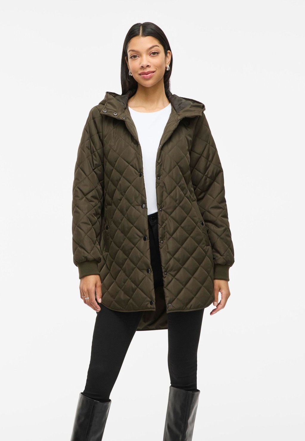 Зимнее пальто VILA, темно-зеленый
Зимнее пальто VILA, темно-зеленый
