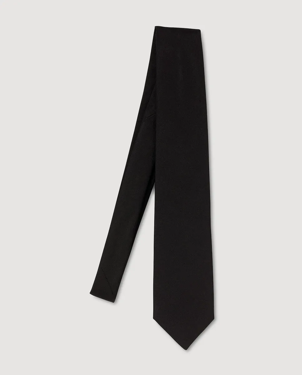 Галстук мужской шелковый жаккардовый Sandro, черный
Галстук мужской шелковый жаккардовый Sandro, черный