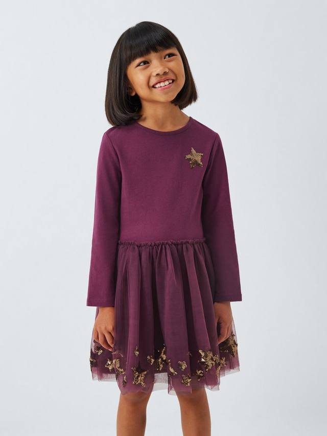 Детское платье для вечеринки из тюля со звездами и пайетками John Lewis, Berry
Детское платье для вечеринки из тюля со звездами и пайетками John Lewis, Berry