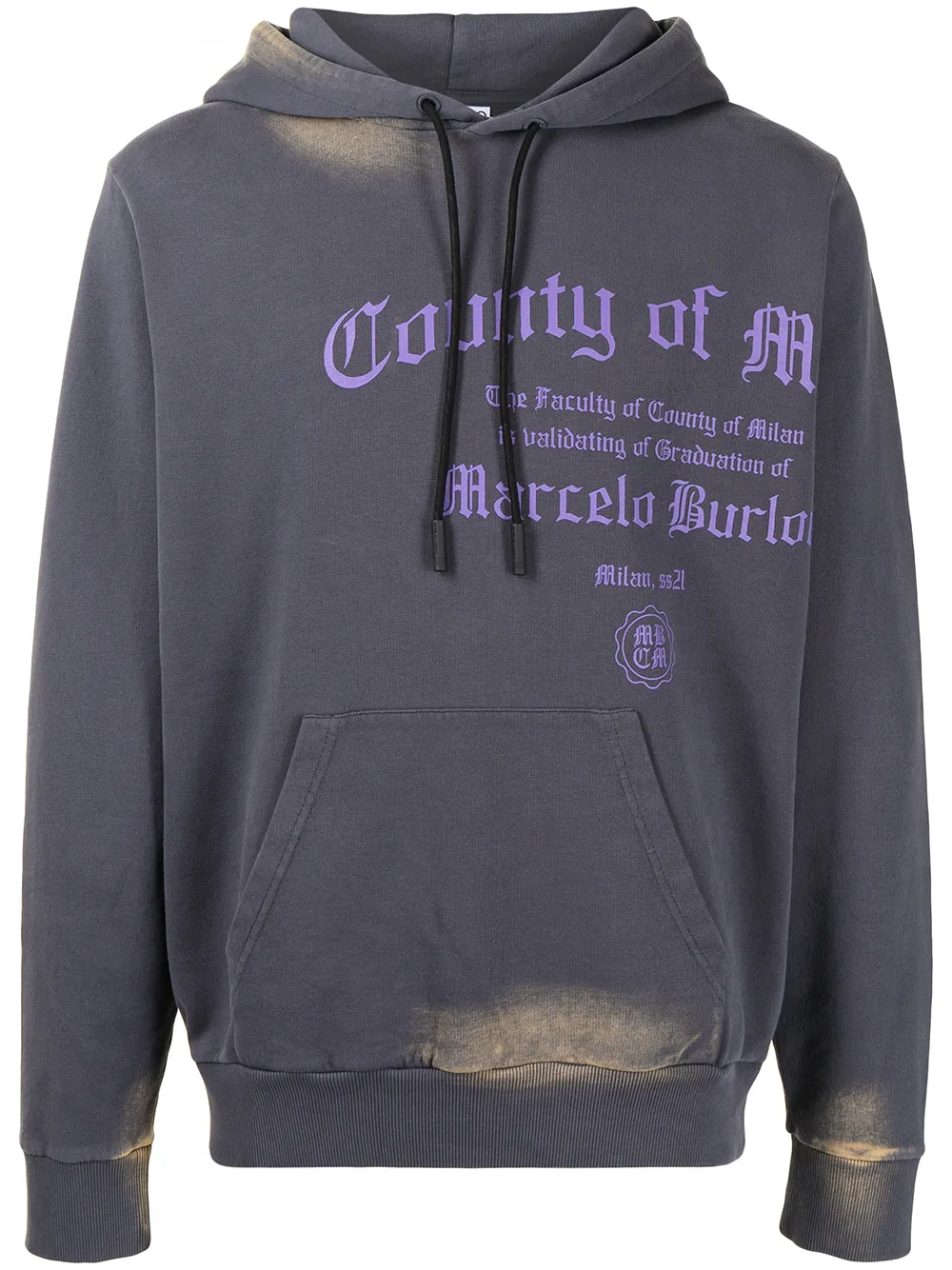 Худи с эффектом потертости и логотипом Marcelo Burlon County of Milan, серый
Худи с эффектом потертости и логотипом Marcelo Burlon County of Milan, серый