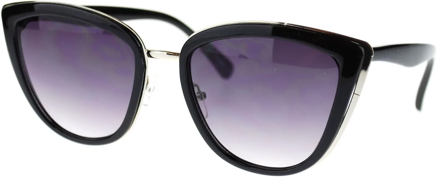 Солнцезащитные очки Diva женские прямоугольной формы с большой металлической перемычкой и пластиковыми линзами в форме «кошачьих глаз» SA106, Black Silver
Солнцезащитные очки Diva женские прямоугольной формы с большой металлической перемычкой и пластиковыми линзами в форме «кошачьих глаз» SA106, Black Silver